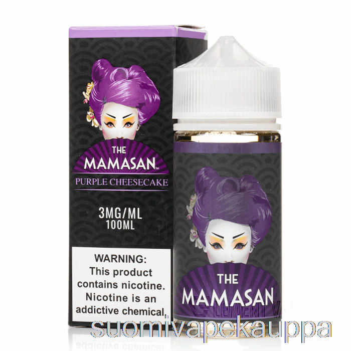 Vape Box Violetti Juustokakku - The Mamasan - 100ml 0mg